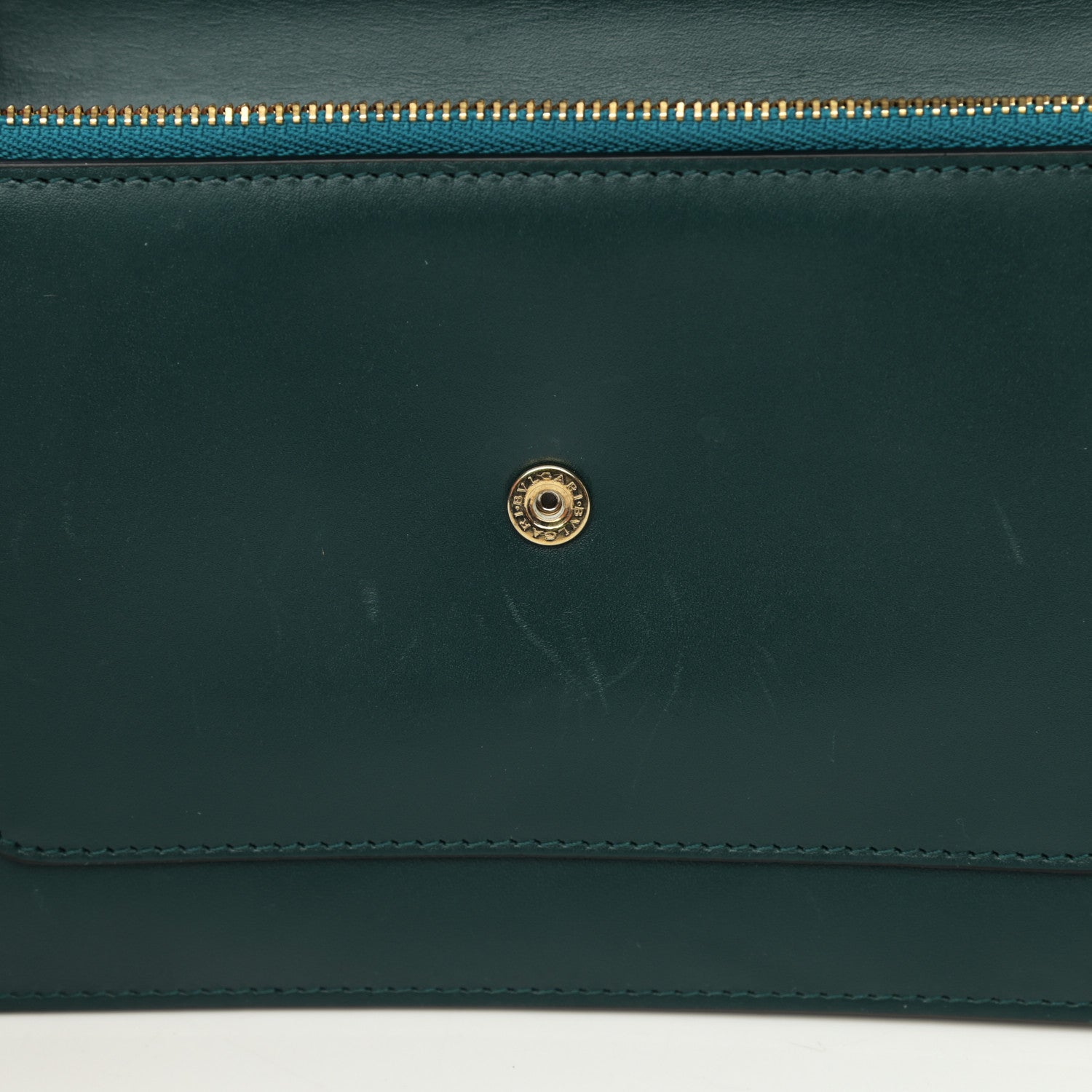 Bulgari Calfskin Serpenti Forever Chain Pouch Bag Emerald Green 10 of 11
