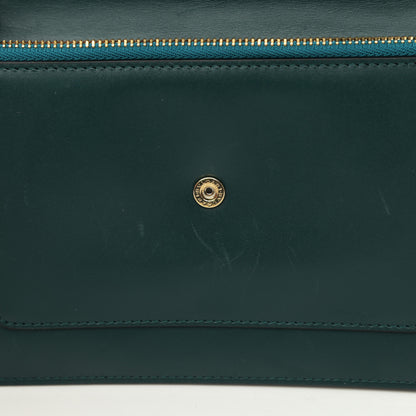 Bulgari Calfskin Serpenti Forever Chain Pouch Bag Emerald Green 10 of 11
