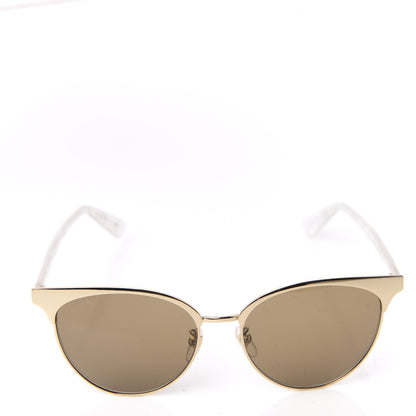 Gucci Round Metal GG0245S Sunglasses Gold 3 of 8