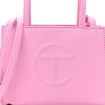 Telfar Vegan Leather Small Shopping Bag Bubblegum 7 of 9