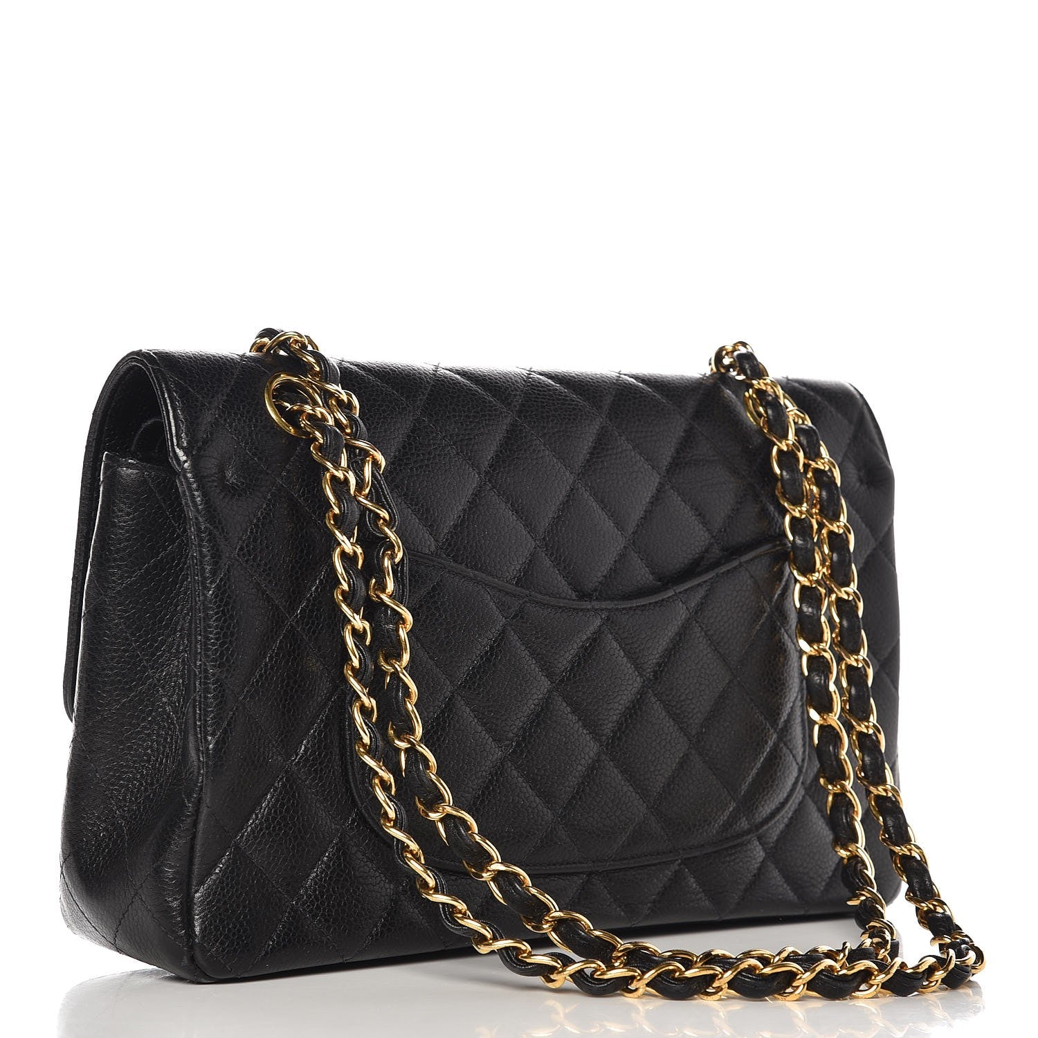 Chanel Caviar Quilted Medium Double Flap Black 4 of 9