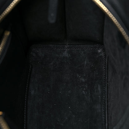 Mansur Gavriel Pebbled Calfskin Mini Zip Multitude Tote Black 13 of 16