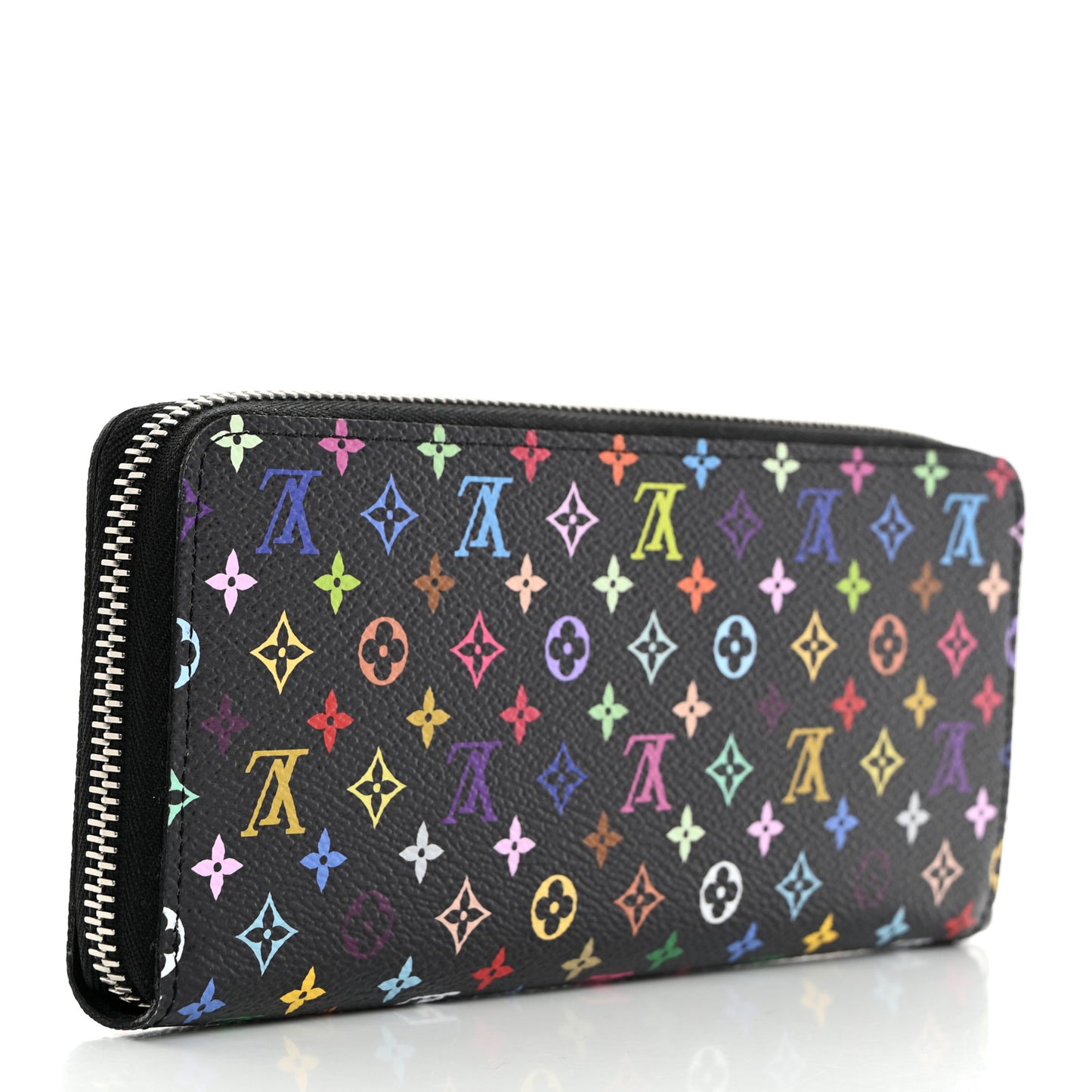 LV X TM Monogram Multicolor Clemence Wallet Black