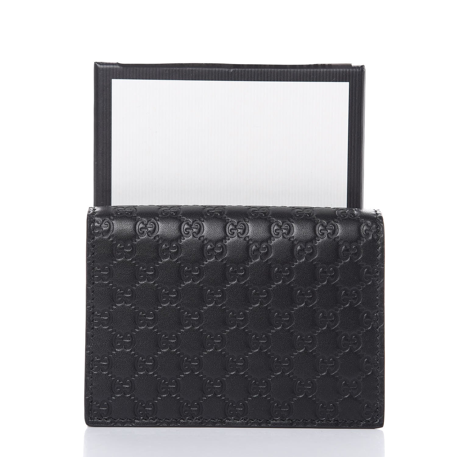 Gucci Microguccissima Card Case Wallet Black 8 of 8