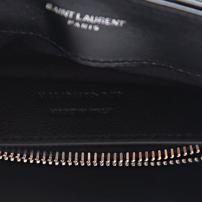 Saint Laurent Calfskin Y Quilted Monogram Small Loulou Chain Satchel Black 7 of 10