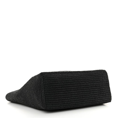 Saint Laurent Raffia Logo Tote Black 4 of 11