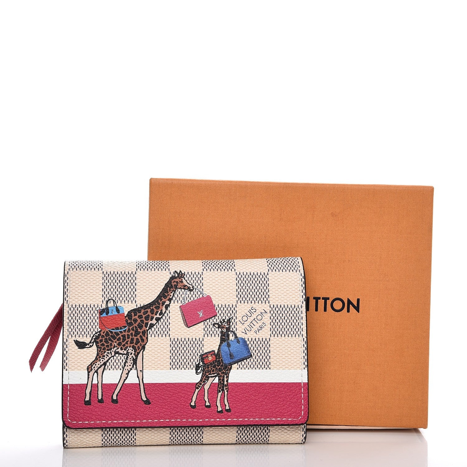 Louis Vuitton Damier Azur 2017 Christmas Animation Victorine Wallet 8 of 8