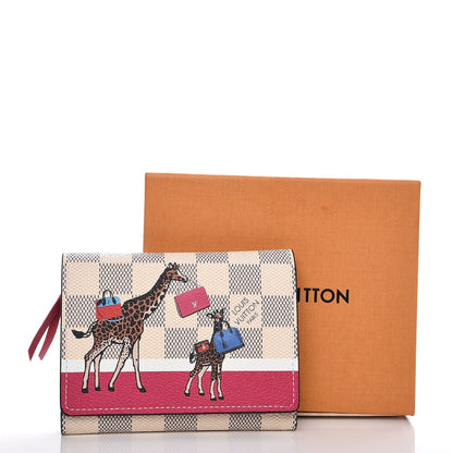 Louis Vuitton Damier Azur 2017 Christmas Animation Victorine Wallet 8 of 8