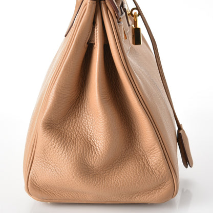 Hermes Taurillon Clemence Birkin 30 Camel Tabac 36 of 44