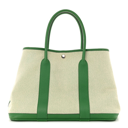 Hermes Toile Negonda Garden Party Tote 36 MM Bamboo 1 of 16