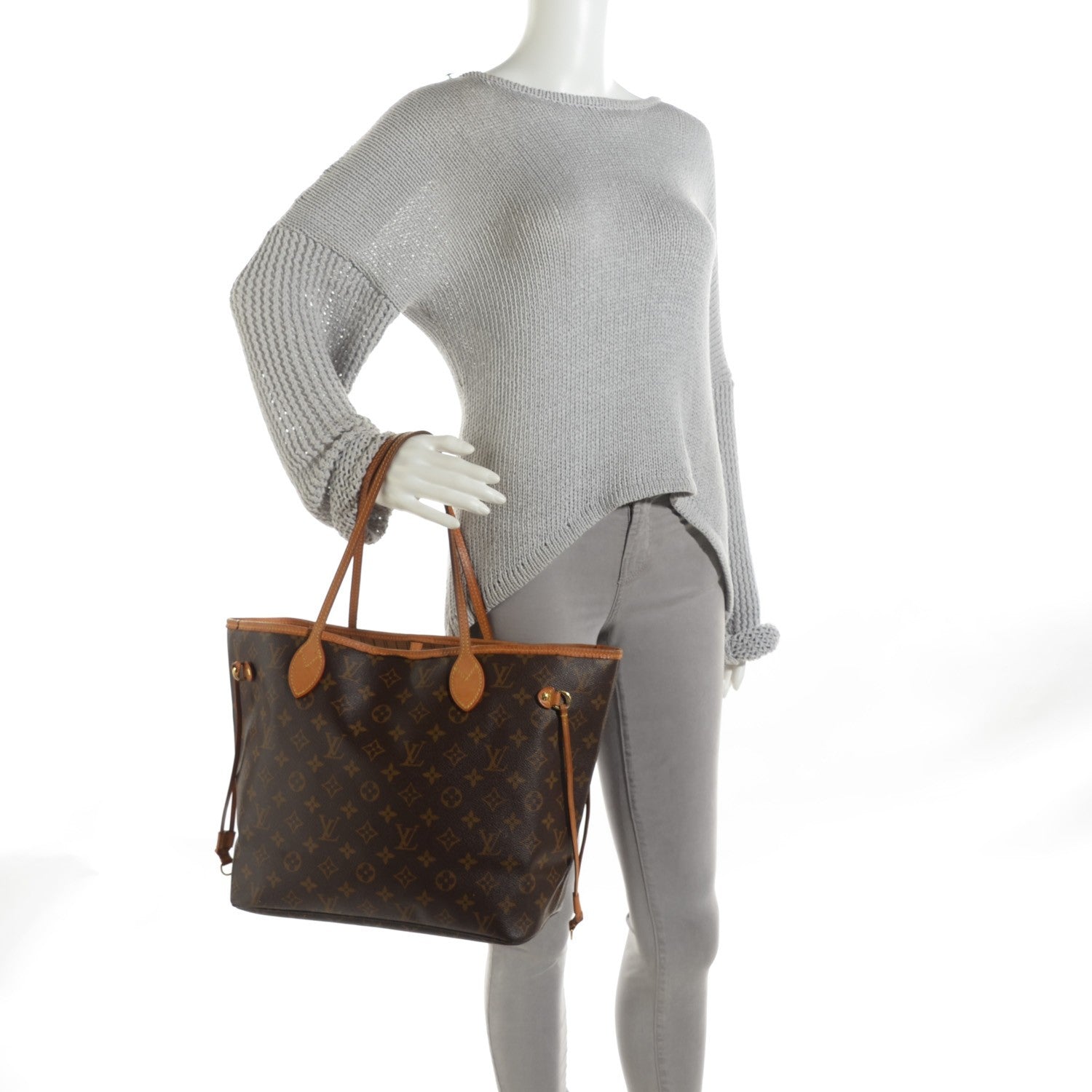 Louis Vuitton Monogram Neverfull MM 2 of 9