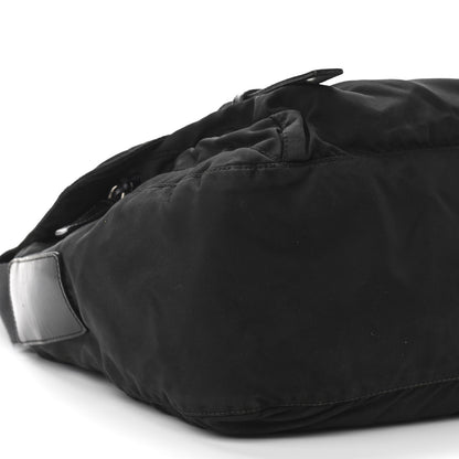 Prada Nylon Vela Messenger Bag Black 8 of 10