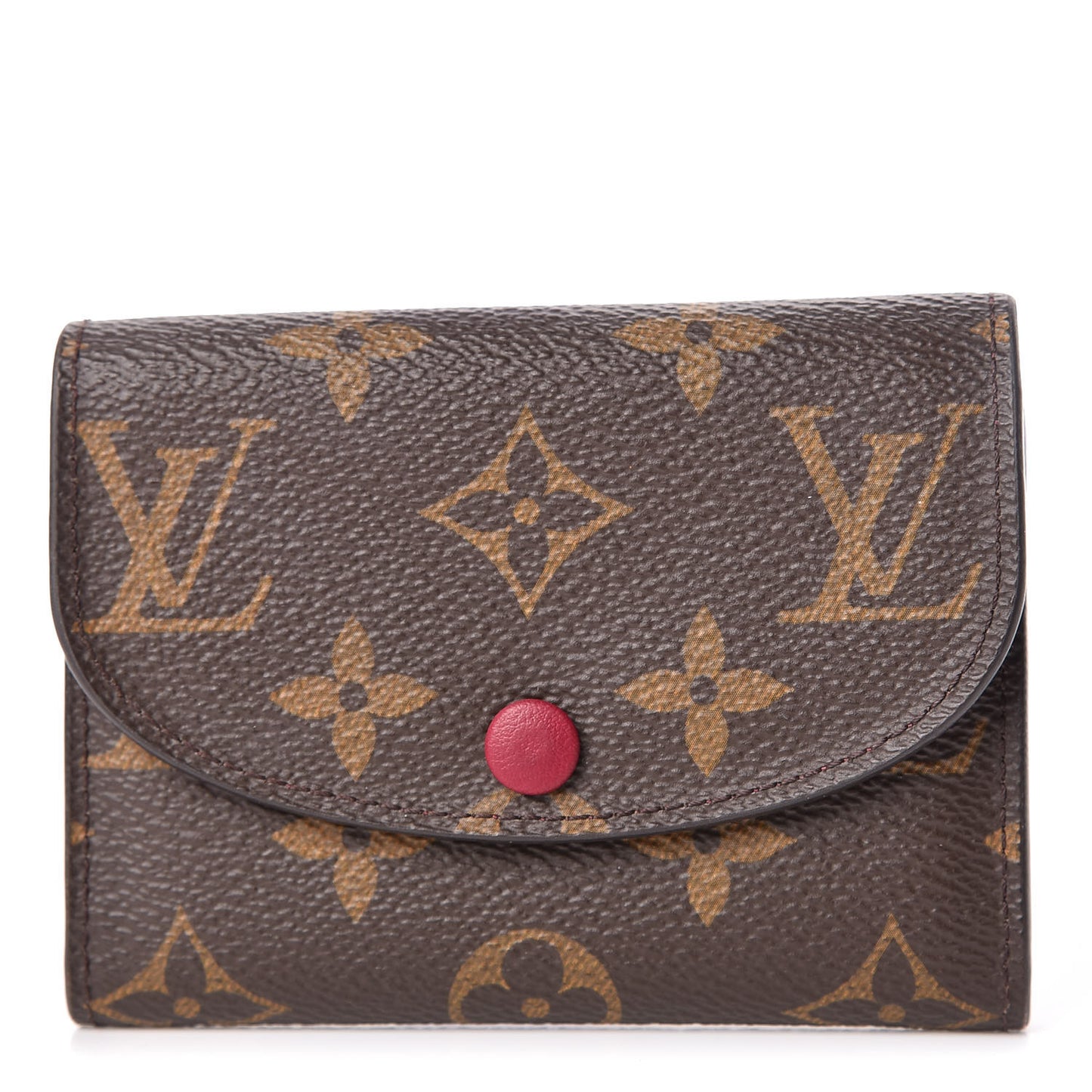 Monogram Rosalie Coin Purse Fuchsia