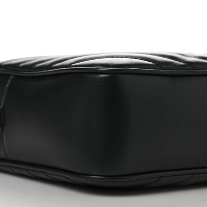 Saint Laurent Calfskin Matelasse Monogram Lou Camera Bag Black 8 of 9