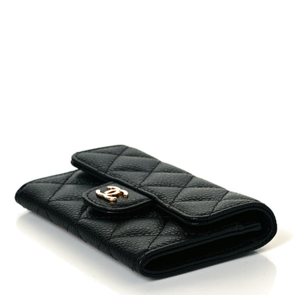 Chanel Caviar Quilted Flap Card Holder Black 4 of 9