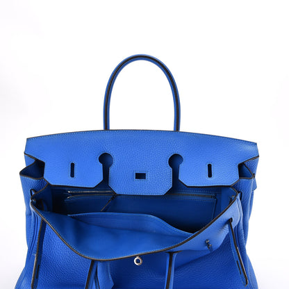 Hermes Taurillon Clemence Birkin 35 Bleu Hydra 8 of 33
