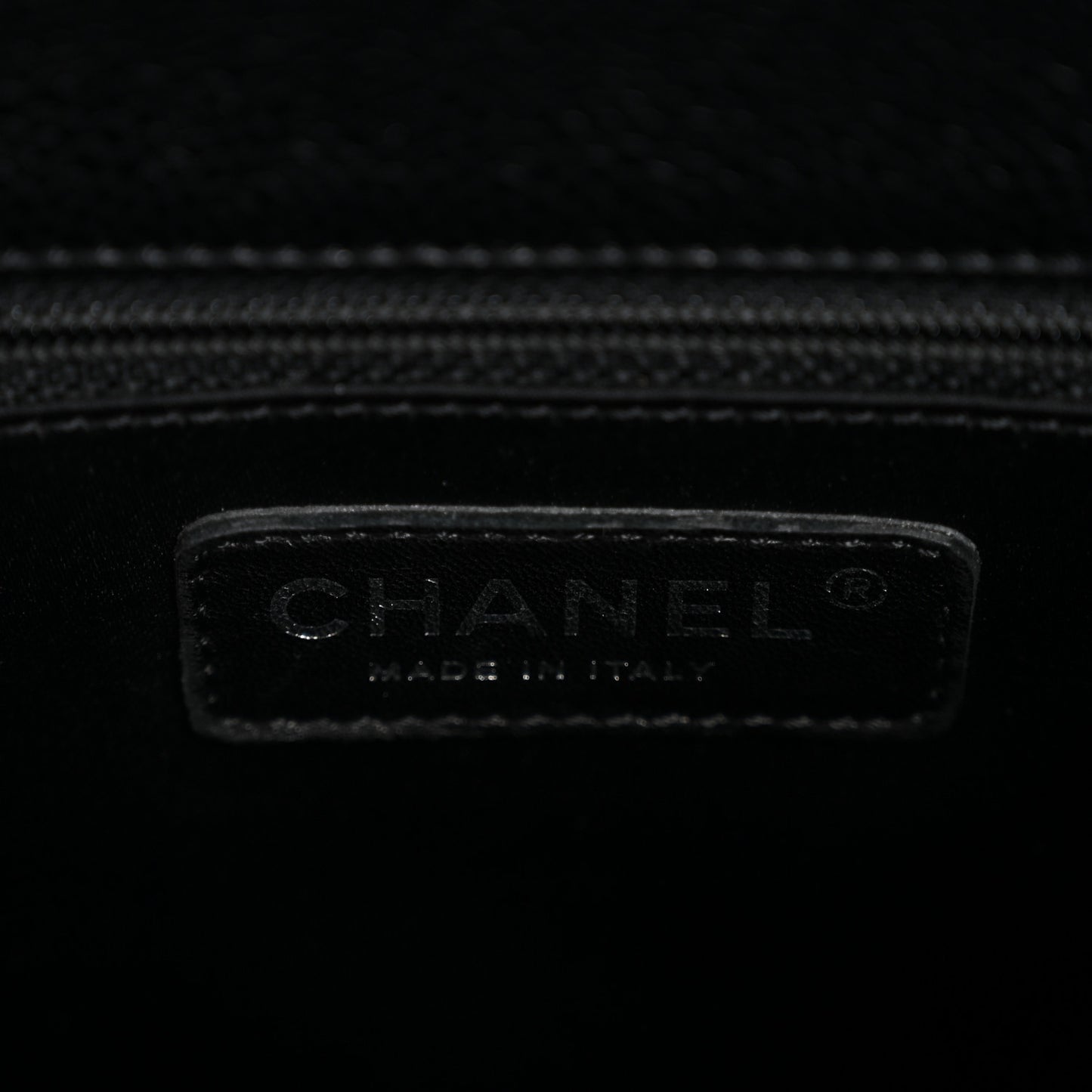 Caviar Quilted Grand Shopping Tote GST Black