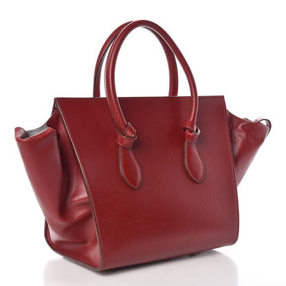 Celine Palmelato Calfskin Mini Tie Knot Tote Red 3 of 8