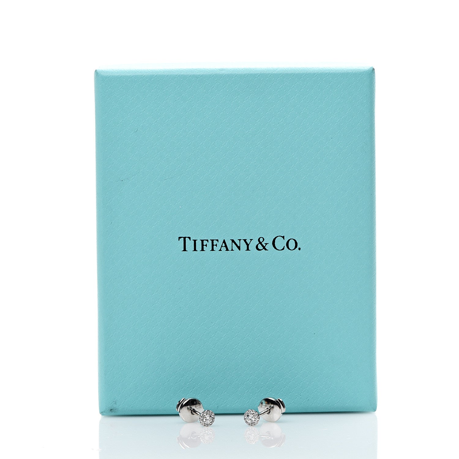 Tiffany Platinum Diamond .17ctw Soleste Earrings 6 of 6