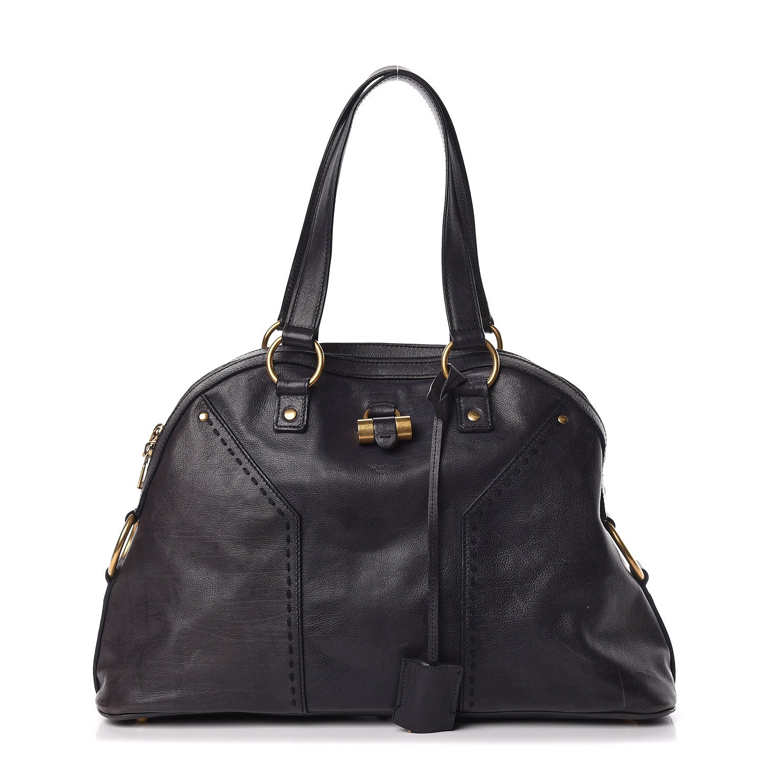 Saint Laurent Calfskin Large Muse Navy Blue 1 of 26