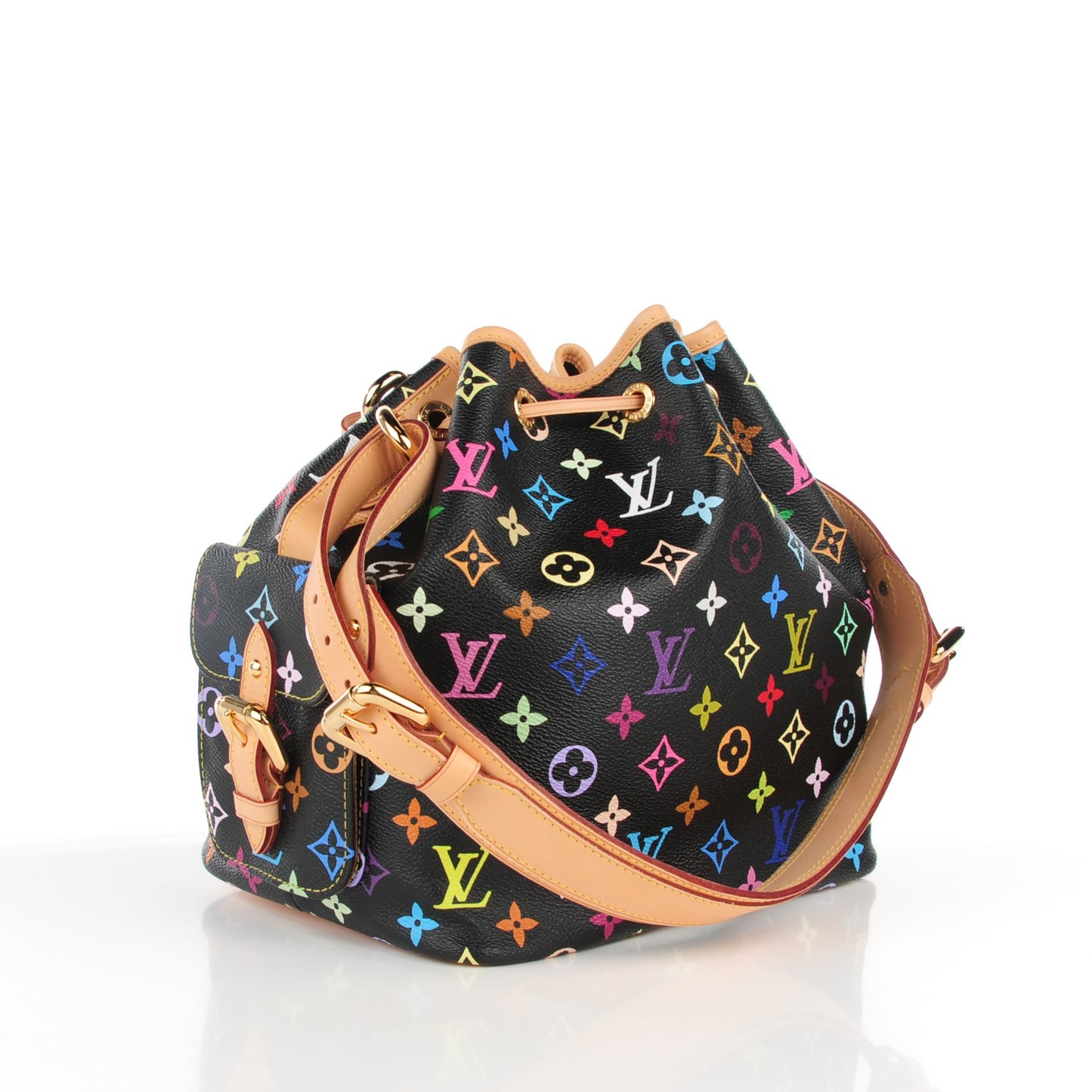 Monogram Multicolor Petit Noe Black