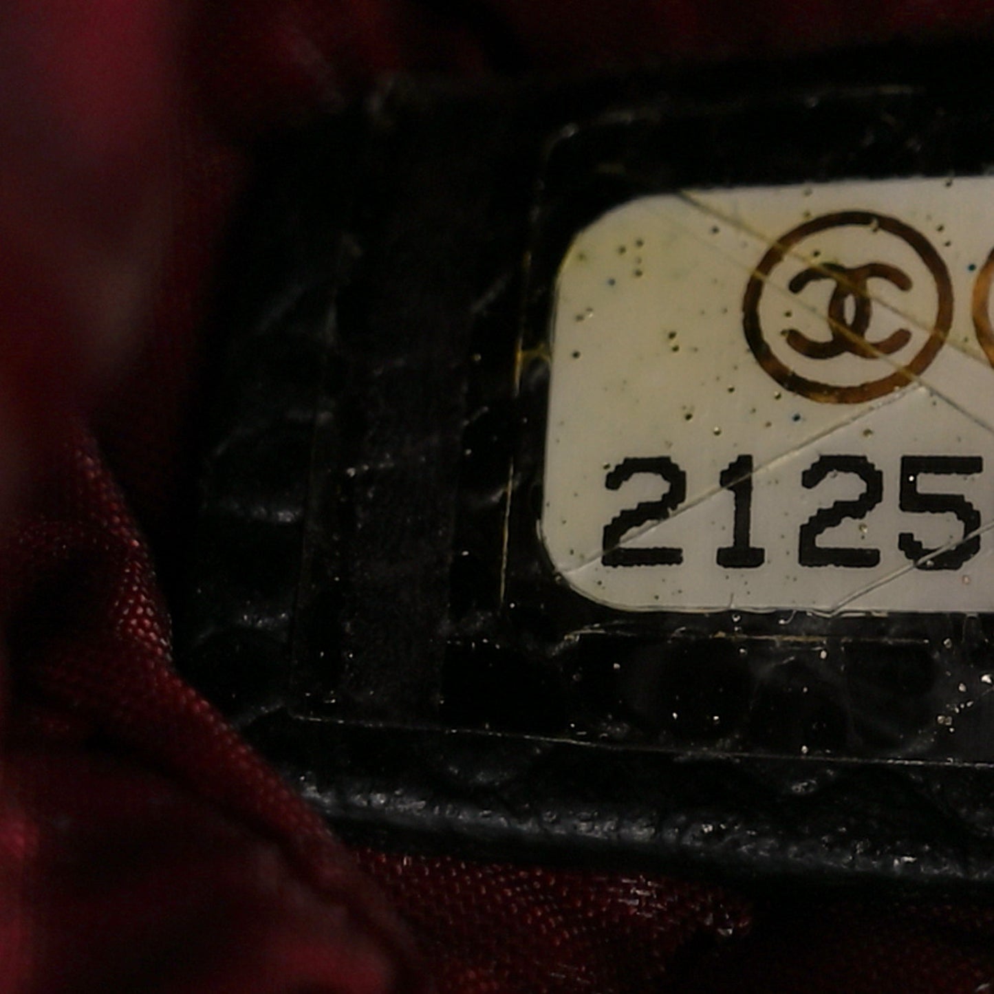 Caviar Quilted Small Cosmetic Case Black