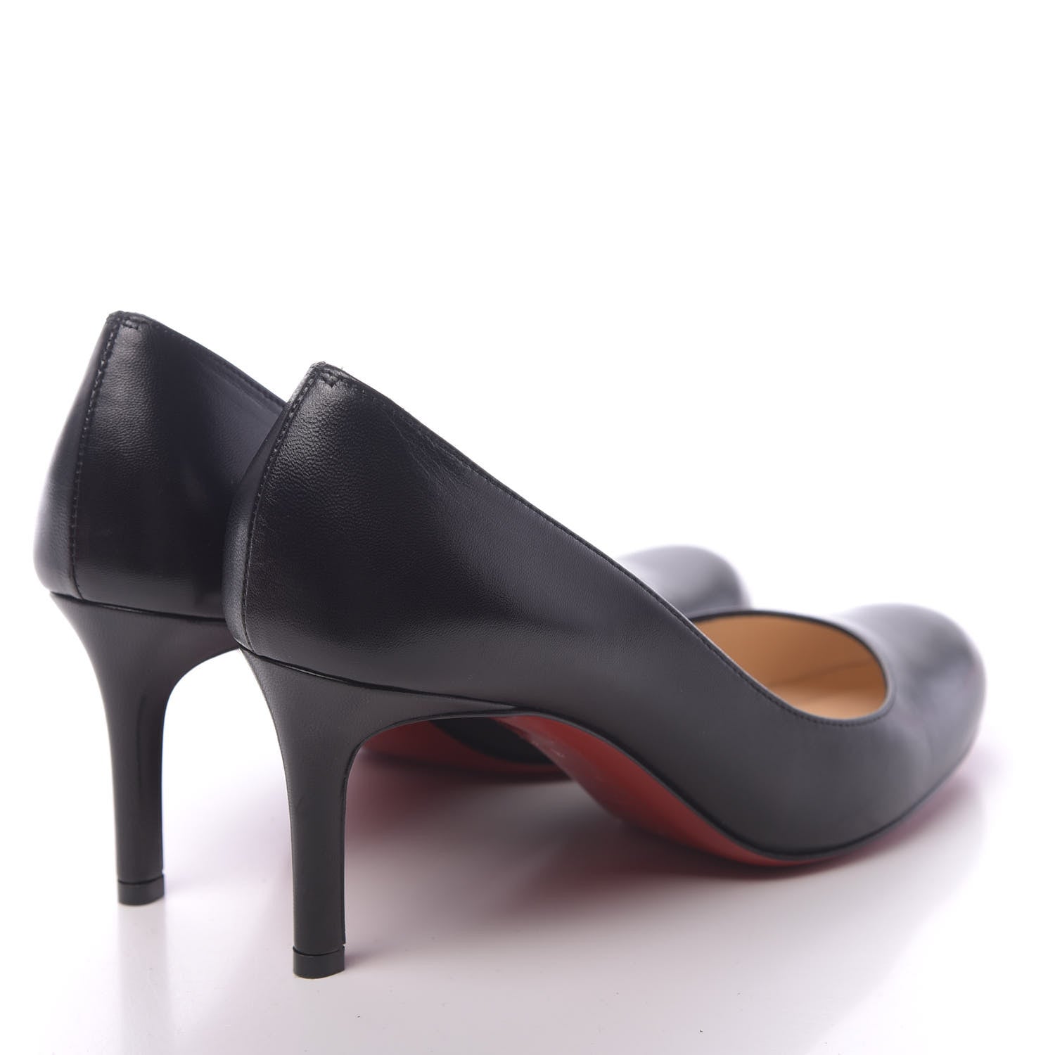 Christian Louboutin Shiny Nappa Simple 70 Pumps 37 Black 4 of 8