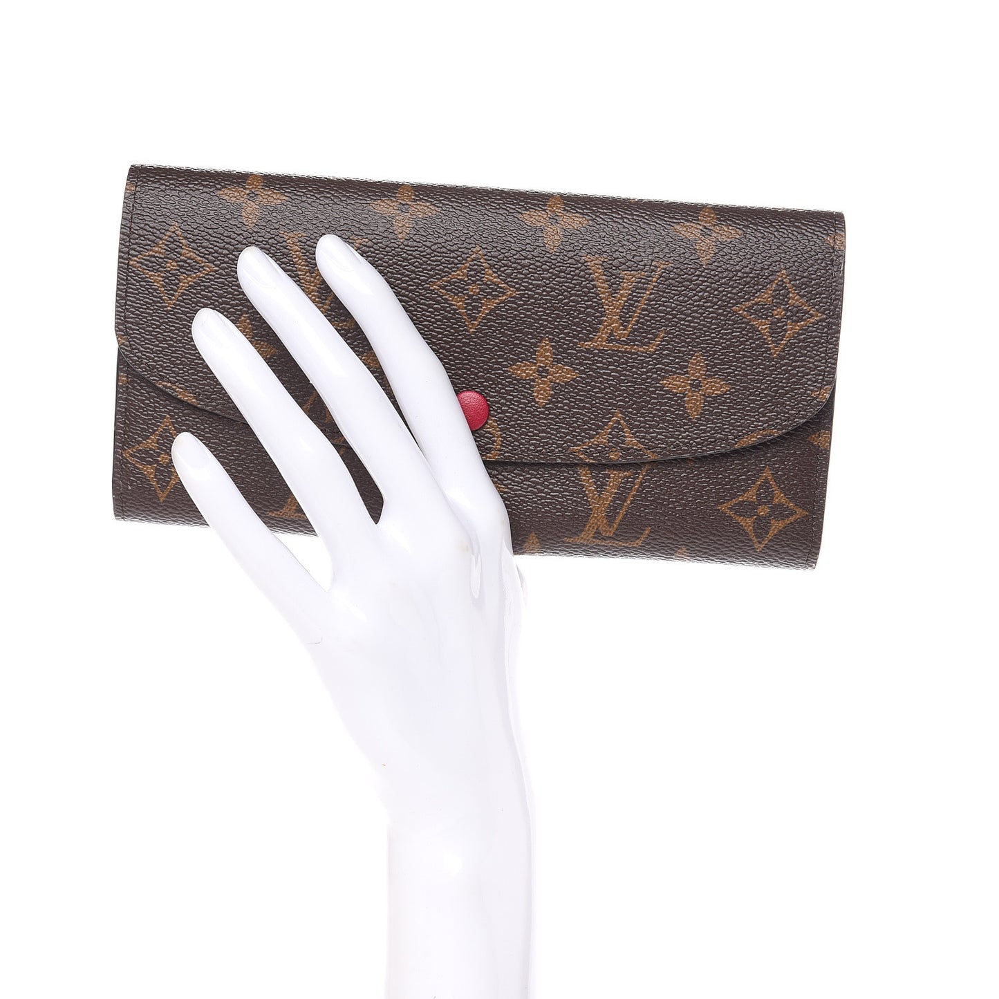 Monogram Emilie Wallet Fuchsia