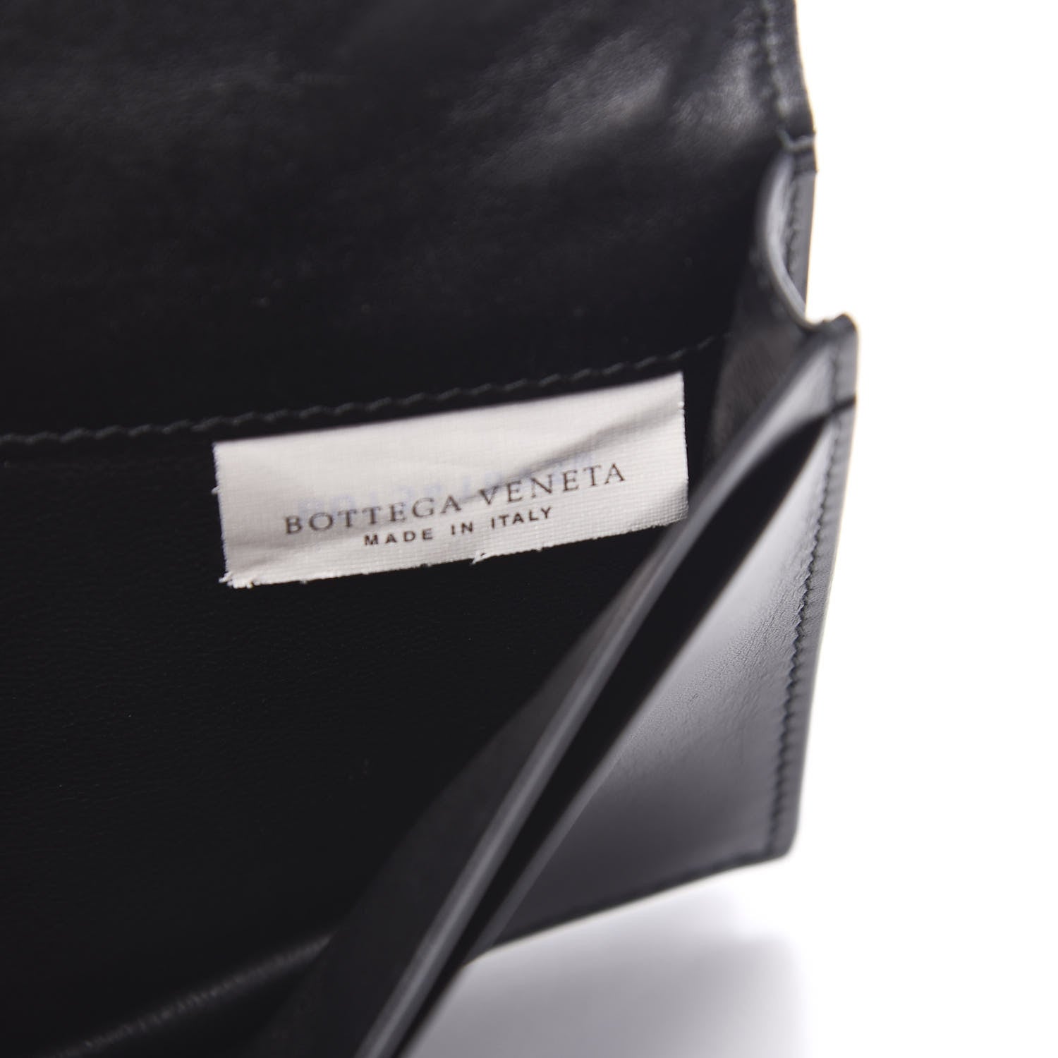 Bottega Veneta Nappa Intrecciato Flap Wallet Black 7 of 8