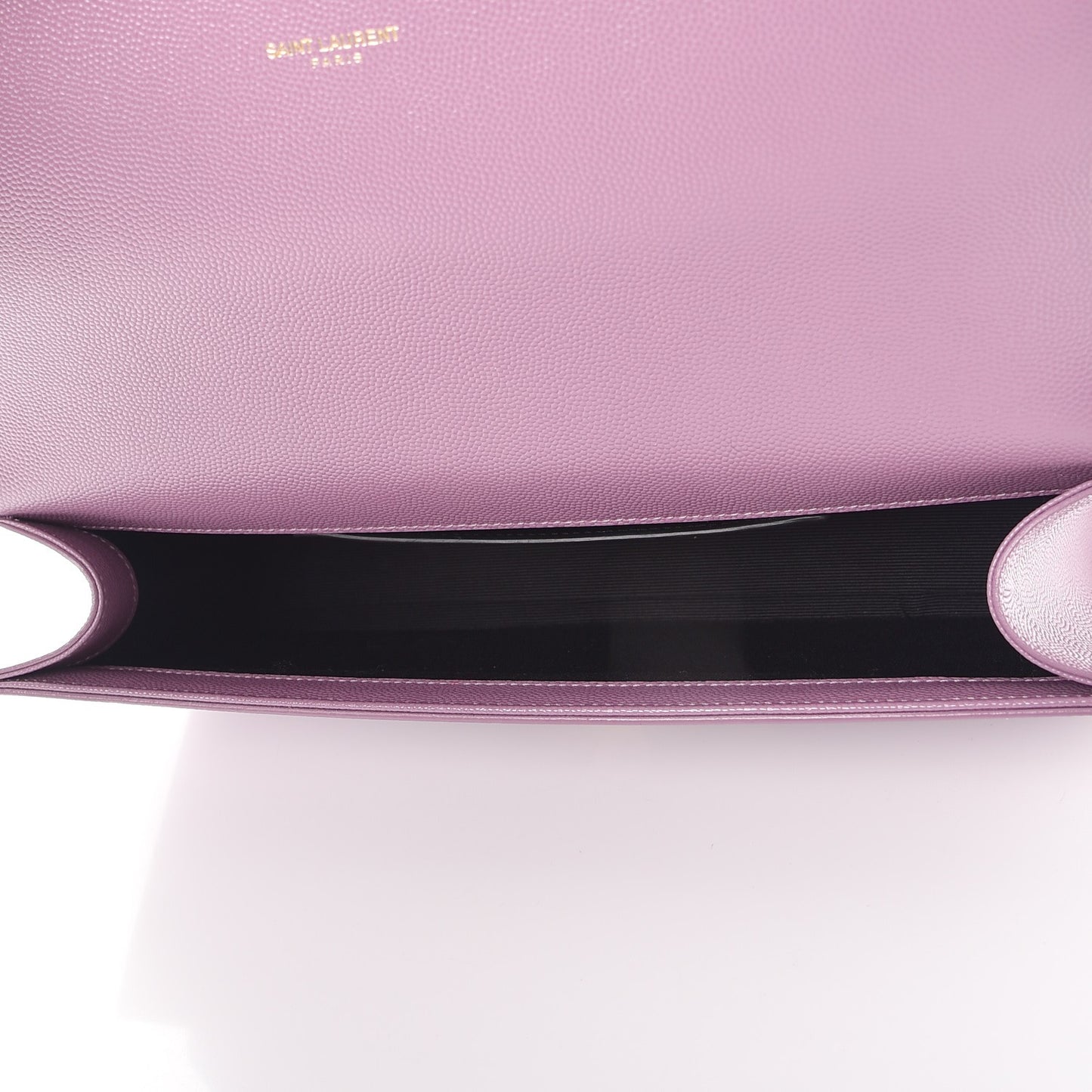 Grain De Poudre Classic Monogram Cassandre Clutch Lilac