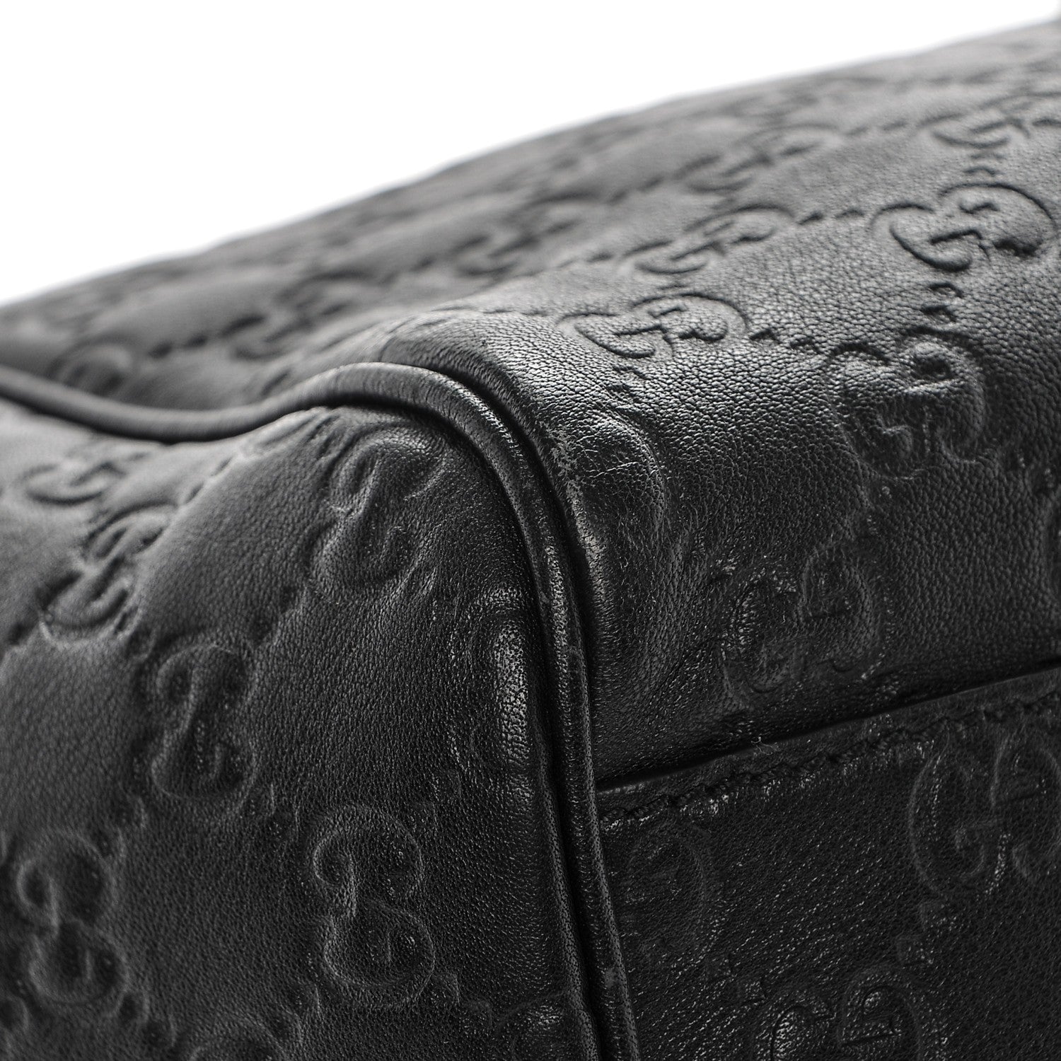 Gucci Guccissima Medium Emily Shoulder Bag Black 8 of 8