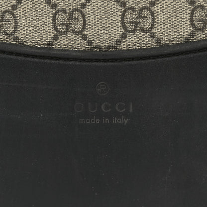 Gucci GG Supreme Monogram Four Wheel Suitcase Black 7 of 14