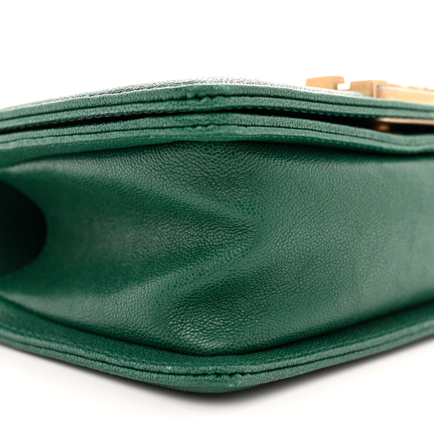 Chanel Caviar Quilted Small Boy Flap Green 9 of 11