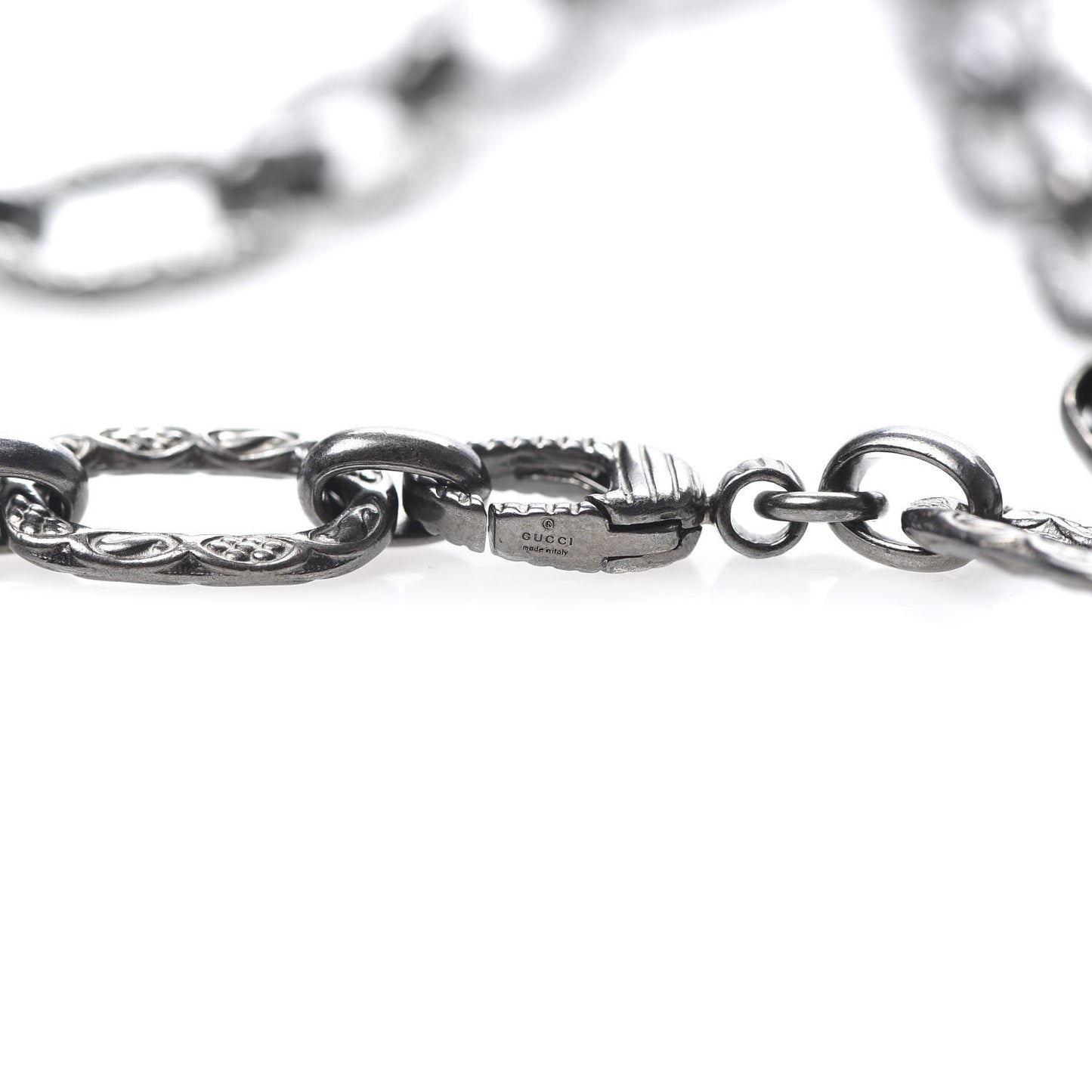 Sterling Silver Large Interlocking G Pendant Necklace