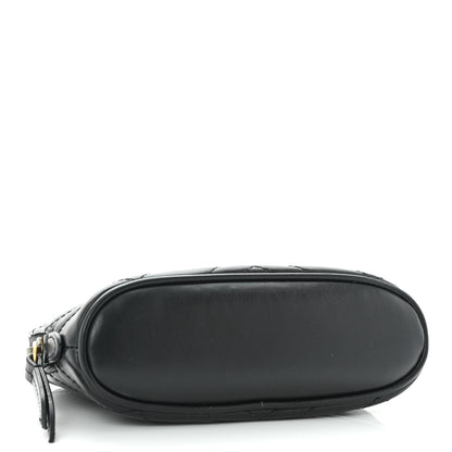 Gucci Calfskin Matelasse GG Marmont Pouch Cosmetic Case Black 4 of 10
