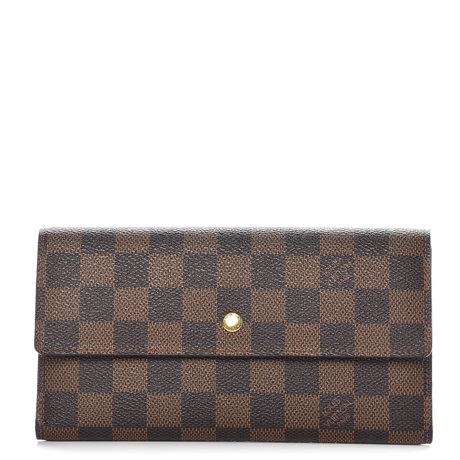 Louis Vuitton Damier Ebene Porte Tresor International Wallet 1 of 10