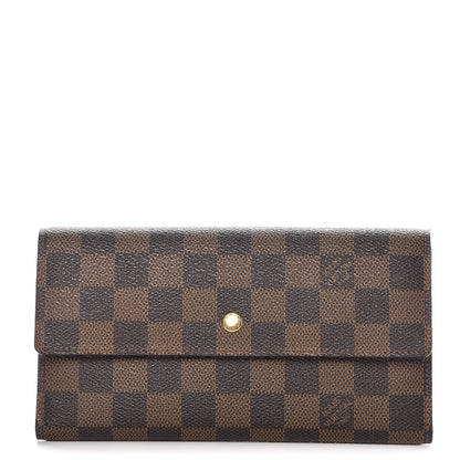 Louis Vuitton Damier Ebene Porte Tresor International Wallet 1 of 10