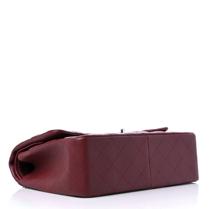Chanel Lambskin Quilted Jumbo Double Flap Burgundy 4 of 16