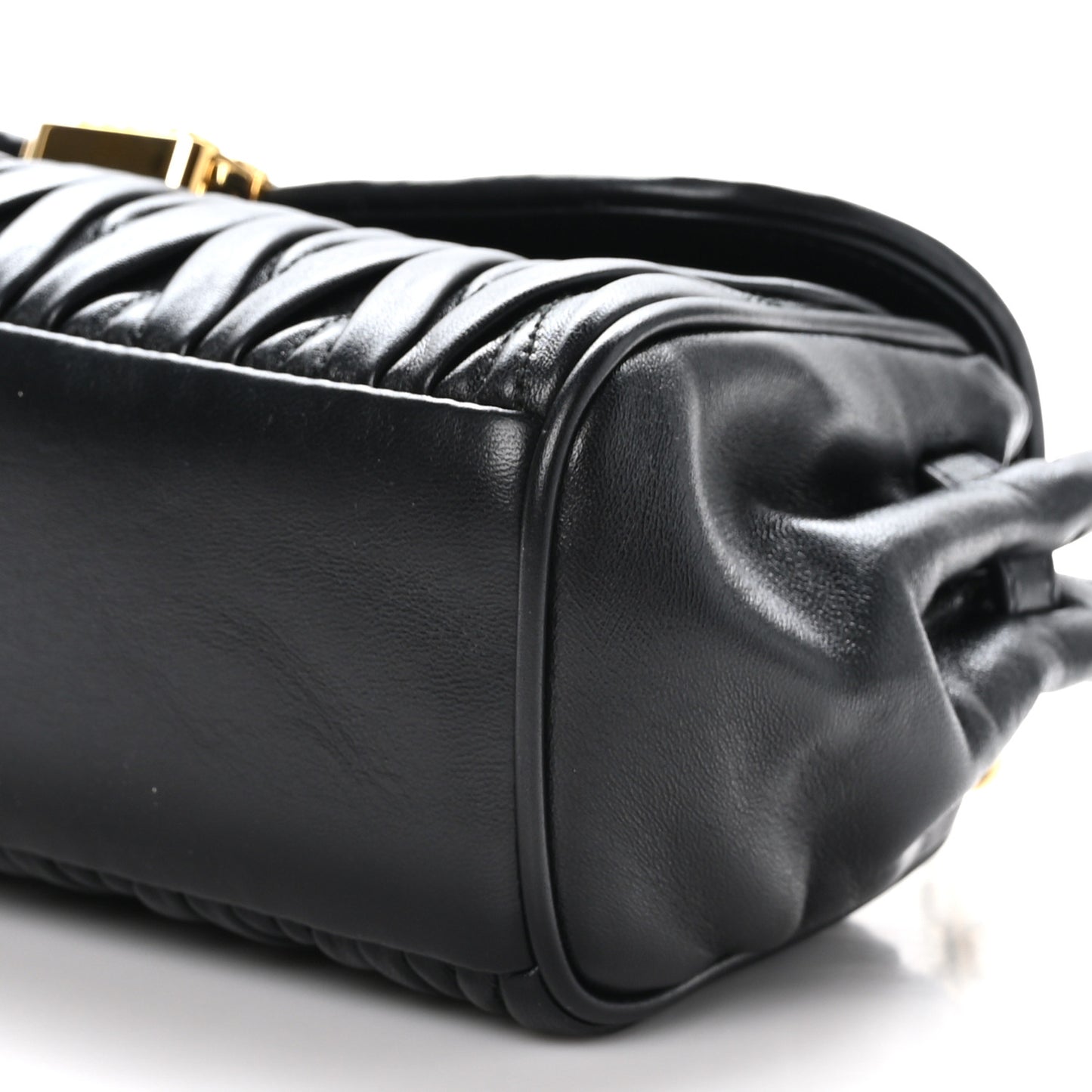 Nappa Matelasse Shoulder Bag Black