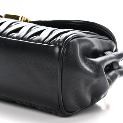 Miu Miu Nappa Matelasse Shoulder Bag Black 9 of 9
