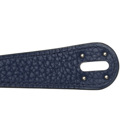 Hermes Taurillon Clemence Lindy 34 Bleu Saphir 7 of 10