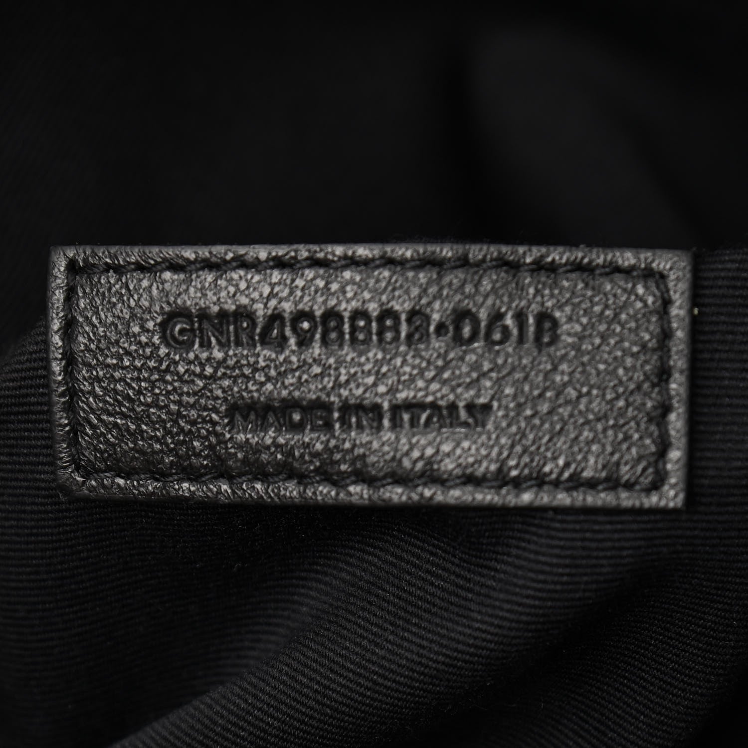 Saint Laurent Crinkled Calfskin Matelasse Monogram Large Niki Chain Satchel Fog 7 of 10