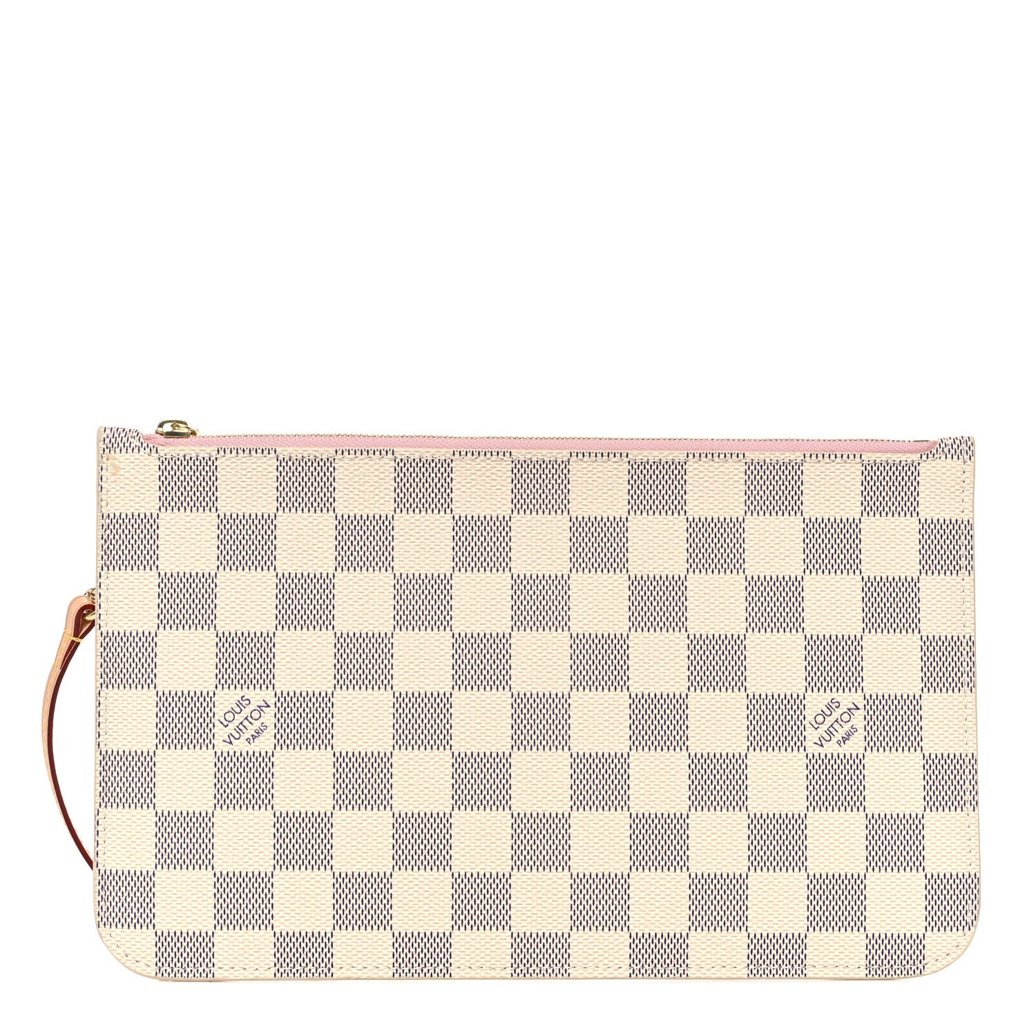 Louis Vuitton Damier Azur Neverfull MM GM Pochette Rose Ballerine 1 of 8