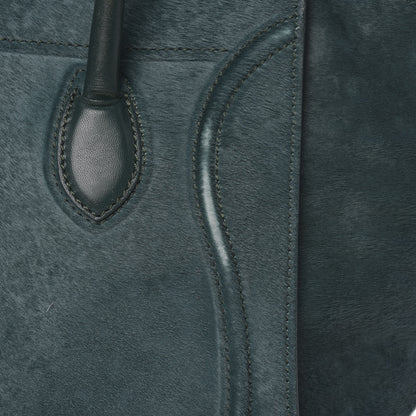 Celine Pony Hair Small Phantom Luggage Jade 20 of 24