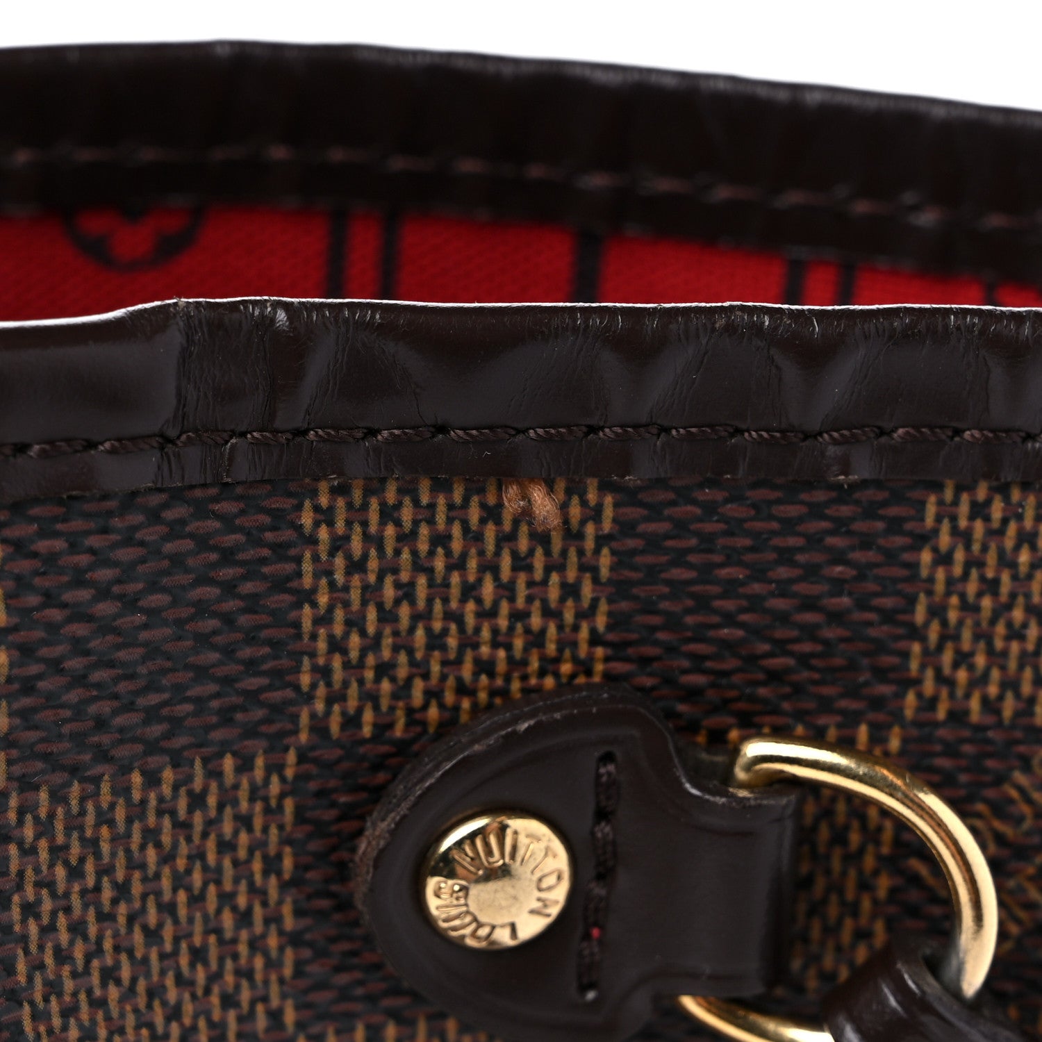 Louis Vuitton Damier Ebene Neverfull PM 17 of 18