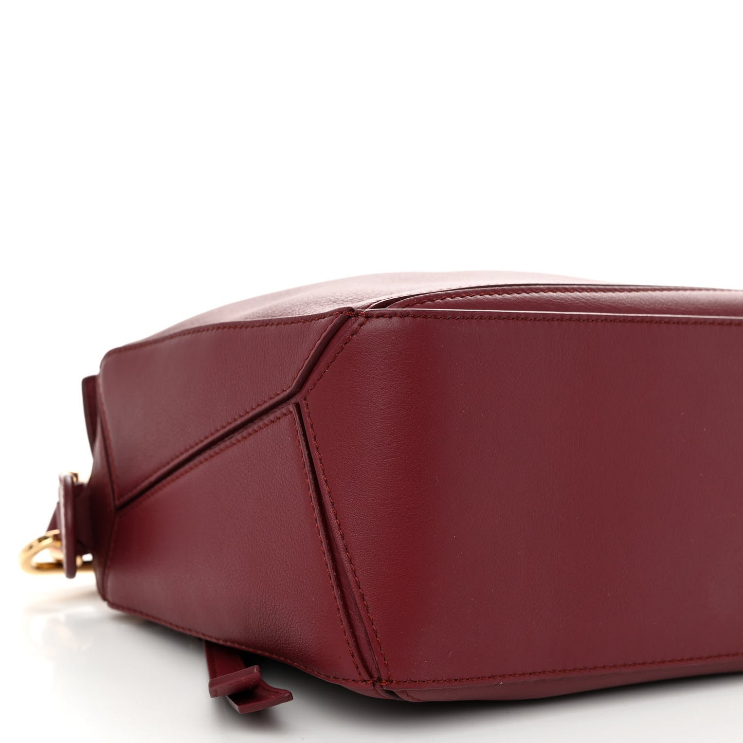 Calfskin Small Puzzle Bag Wine