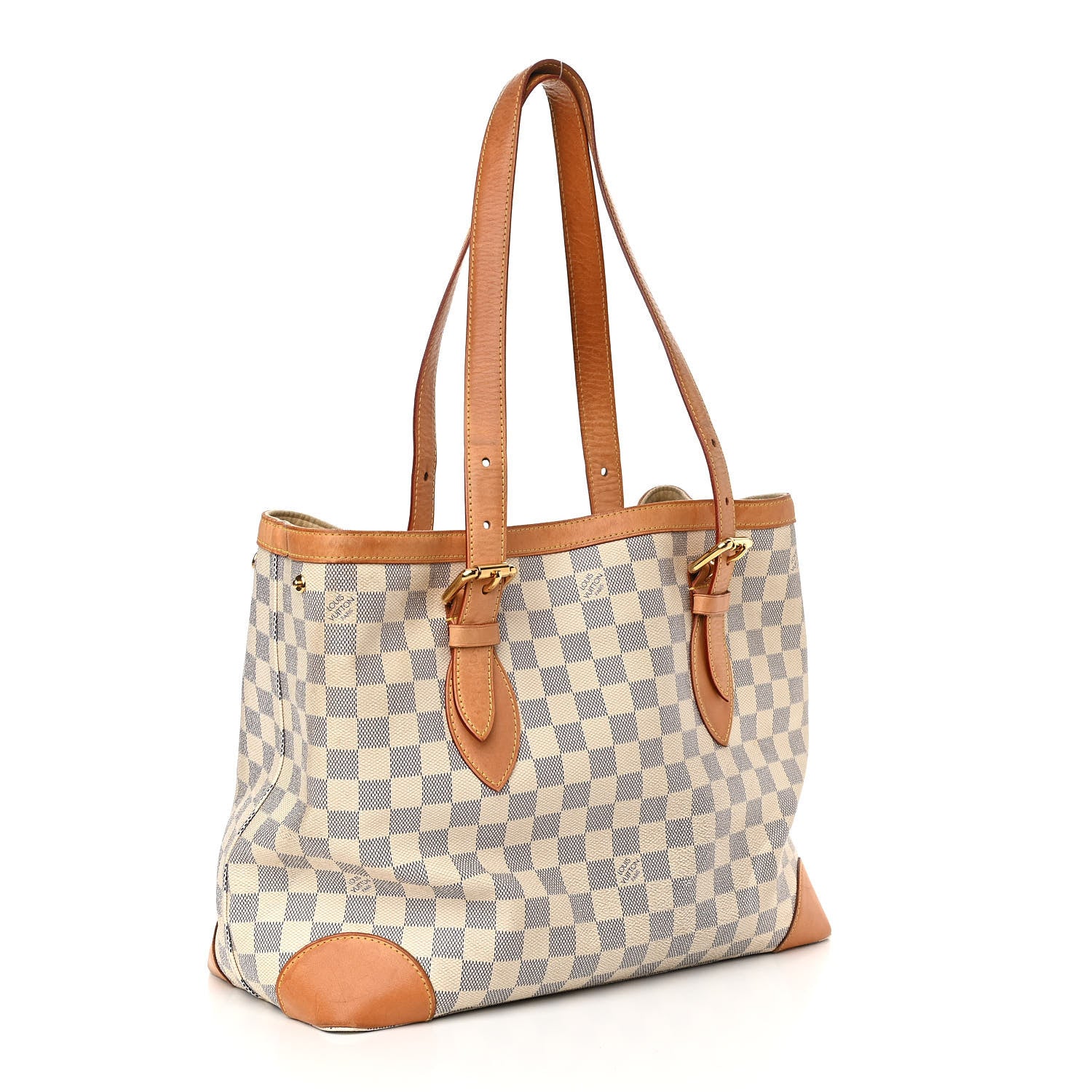Louis Vuitton Damier Azur Hampstead MM 3 of 13