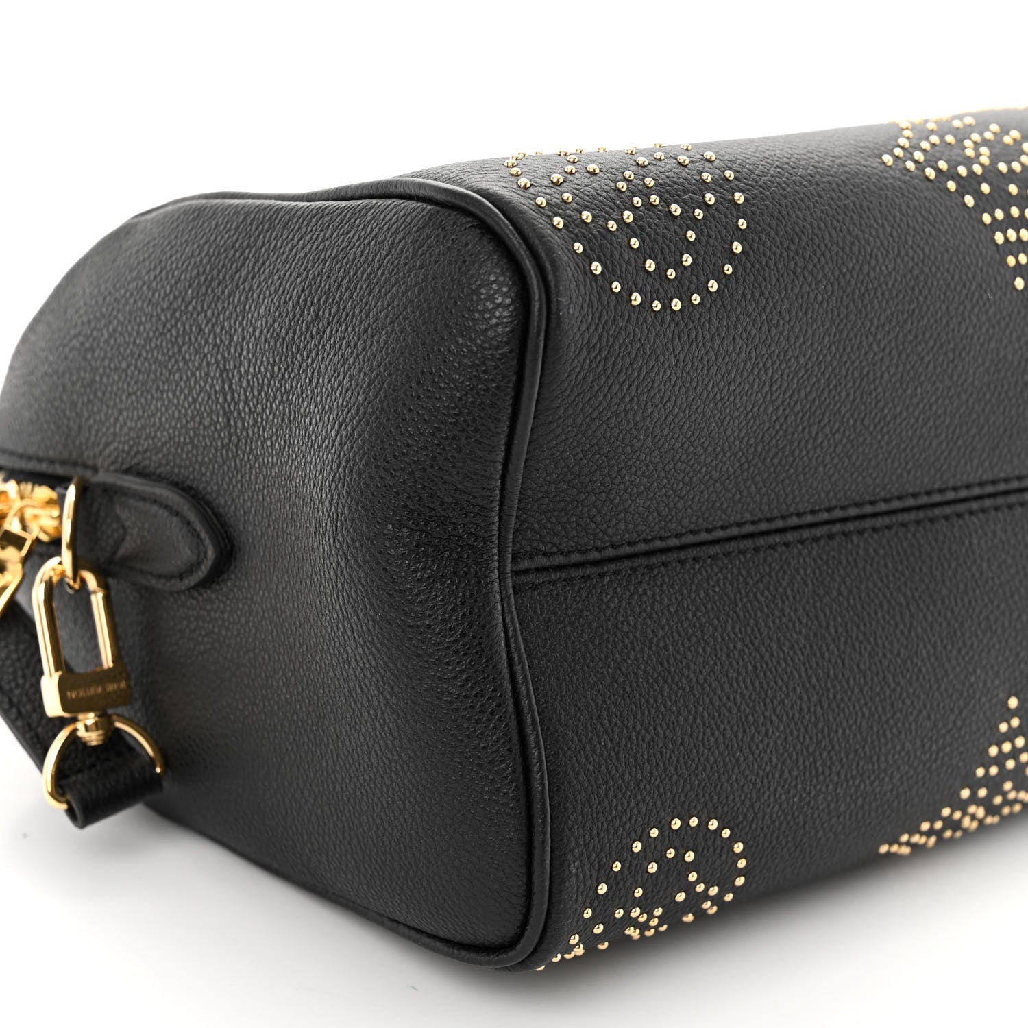 Louis Vuitton Empreinte Monogram Giant Studded Speedy Bandouliere 25 Black 8 of 10