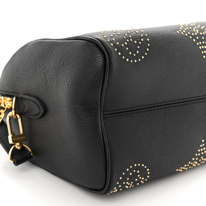 Louis Vuitton Empreinte Monogram Giant Studded Speedy Bandouliere 25 Black 8 of 10