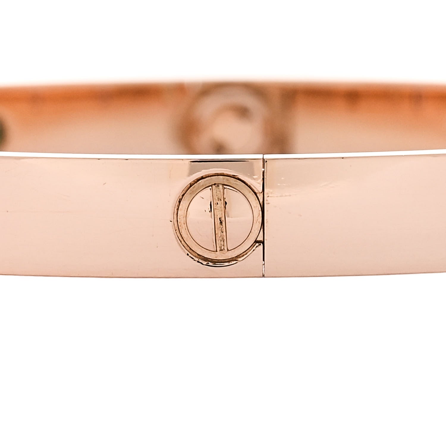 Cartier 18K Pink Gold Sapphire Garnet Amethyst LOVE Bracelet 18 4 of 6